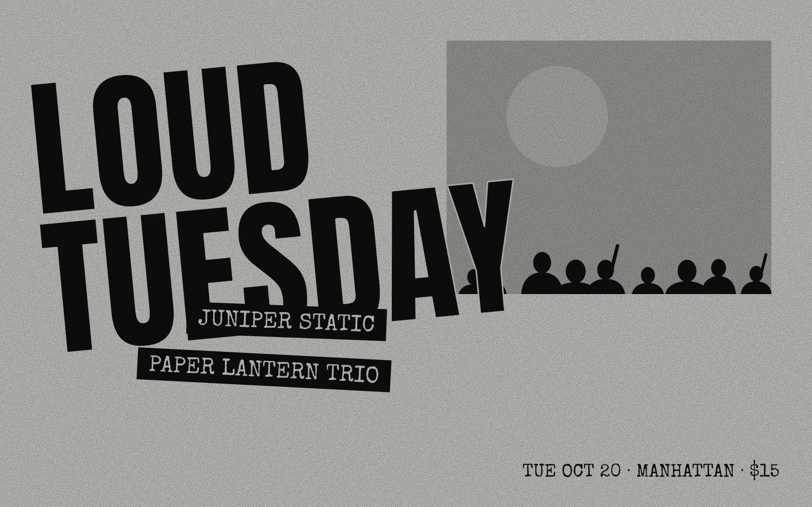 Poster for Loud Tuesday